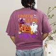 4th Grade Boo Crew Teacher Student Halloween Costume Women's Comfort Colors T-Shirt Back Print Berry 4th Grade Boo Crew Teacher Student Halloween Costume Women's Comfort Colors T-Shirt Back Print Berry