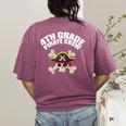 4th Grade Pirate Crew Halloween Costume Cool Teacher Student Women's Comfort Colors T-Shirt Back Print Berry