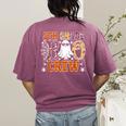 5th Grade Boo Crew Halloween Teachers Students Women's Comfort Colors T-Shirt Back Print Berry