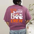 5th Grade Boo Crew Teachers Students Ghost Halloween Women's Comfort Colors T-Shirt Back Print Berry