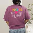 5th Grade Squad Fifth Teacher Student Team Back To School Women's Comfort Colors T-Shirt Back Print Berry 5th Grade Squad Fifth Teacher Student Team Back To School Women's Comfort Colors T-Shirt Back Print Berry