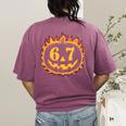 6 7 Meme Halloween Pumpkin Costume For Student Teacher Women's Comfort Colors T-Shirt Back Print Berry 6 7 Meme Halloween Pumpkin Costume For Student Teacher Women's Comfort Colors T-Shirt Back Print Berry