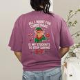 6-7 Students Saying 67 Xmas Six Seven Teacher Christmas Women's Comfort Colors T-Shirt Back Print Berry 6-7 Students Saying 67 Xmas Six Seven Teacher Christmas Women's Comfort Colors T-Shirt Back Print Berry