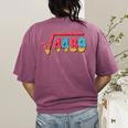 67 Ice Cream Drip Meme Math Teacher School Square Root 4489 Women's Comfort Colors T-Shirt Back Print Berry