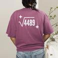 67 Meme Square Root 4489 Slang Math Teacher Men Women Women's Comfort Colors T-Shirt Back Print Berry 67 Meme Square Root 4489 Slang Math Teacher Men Women Women's Comfort Colors T-Shirt Back Print Berry