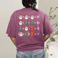 67 Santa Tree Math Teacher Christmas Xmas Humor Women's Comfort Colors T-Shirt Back Print Berry 67 Santa Tree Math Teacher Christmas Xmas Humor Women's Comfort Colors T-Shirt Back Print Berry