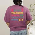 67 Teacher Middle School Teacher 6 7 Overuse 67 Women's Comfort Colors T-Shirt Back Print Berry 67 Teacher Middle School Teacher 6 7 Overuse 67 Women's Comfort Colors T-Shirt Back Print Berry