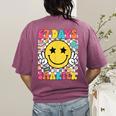 67th Day Of School Shirt 67 Days Smarter Teacher Boy Girls Women's Comfort Colors T-Shirt Back Print Berry