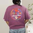 8th Grade Dream Team Eighth Grade Teacher Kid Back To School Women's Comfort Colors T-Shirt Back Print Berry