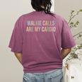 ABA SPED Teacher Coping Skills Walkie Calls Are My Cardio Women's Comfort Colors T-Shirt Back Print Berry ABA SPED Teacher Coping Skills Walkie Calls Are My Cardio Women's Comfort Colors T-Shirt Back Print Berry