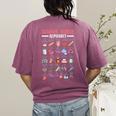ABC School Nurse Alphabet Student Teacher Health Worker Women's Comfort Colors T-Shirt Back Print Berry ABC School Nurse Alphabet Student Teacher Health Worker Women's Comfort Colors T-Shirt Back Print Berry