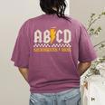 ABCD Kindergarten Rocks Pencil Lightning Students Teachers Women's Comfort Colors T-Shirt Back Print Berry ABCD Kindergarten Rocks Pencil Lightning Students Teachers Women's Comfort Colors T-Shirt Back Print Berry