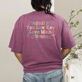 Admit It You Low Key Love Math Bruh Meme Math Teacher Women's Comfort Colors T-Shirt Back Print Berry
