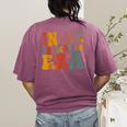 In My Advocating Era Advocate Autism Awareness Sped Teacher Men Women Kids Women's Comfort Colors T-Shirt Back Print Berry