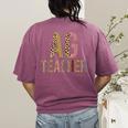 AG Teacher Farmer Life Agriculture Teacher Women's Comfort Colors T-Shirt Back Print Berry AG Teacher Farmer Life Agriculture Teacher Women's Comfort Colors T-Shirt Back Print Berry