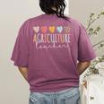 AG Teacher Future Farmer Agriculture Teacher Women's Comfort Colors T-Shirt Back Print Berry AG Teacher Future Farmer Agriculture Teacher Women's Comfort Colors T-Shirt Back Print Berry