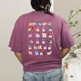 American Sign Language For Teachers ASL Alphabet Women's Comfort Colors T-Shirt Back Print Berry American Sign Language For Teachers ASL Alphabet Women's Comfort Colors T-Shirt Back Print Berry