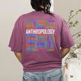 Anthropology Words Anthropologist Teacher Women's Comfort Colors T-Shirt Back Print Berry Anthropology Words Anthropologist Teacher Women's Comfort Colors T-Shirt Back Print Berry