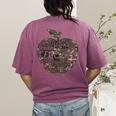Apple Camoflauge Clothing Camo Student Teacher Cute School Women's Comfort Colors T-Shirt Back Print Berry Apple Camoflauge Clothing Camo Student Teacher Cute School Women's Comfort Colors T-Shirt Back Print Berry