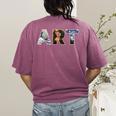 Art Artist Painting Teacher T Shirt Mona Lisa Great Wave For Men Women Women's Comfort Colors T-Shirt Back Print Berry