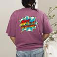 Art Is My Superpower Comic Artist Art Teacher Superhero Women's Comfort Colors T-Shirt Back Print Berry Art Is My Superpower Comic Artist Art Teacher Superhero Women's Comfort Colors T-Shirt Back Print Berry