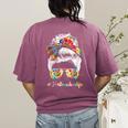 Art Teacher Life Messy Bun Back To School Art Teacher Women's Comfort Colors T-Shirt Back Print Berry Art Teacher Life Messy Bun Back To School Art Teacher Women's Comfort Colors T-Shirt Back Print Berry