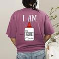 Art Teacher T-Shirt I Am The Glue Women's Comfort Colors T-Shirt Back Print Berry