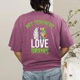 Art Teachers Love Brains Shirt Halloween Zombie Teaching Tee Men Women Kids Women's Comfort Colors T-Shirt Back Print Berry Art Teachers Love Brains Shirt Halloween Zombie Teaching Tee Men Women Kids Women's Comfort Colors T-Shirt Back Print Berry