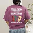 Theatre Teacher Drama Lover Theatre Mask Drama Teacher Women's Comfort Colors T-Shirt Back Print Berry Theatre Teacher Drama Lover Theatre Mask Drama Teacher Women's Comfort Colors T-Shirt Back Print Berry