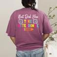 But Did You Take Attendance Teacher School Secretary Team Women's Comfort Colors T-Shirt Back Print Berry