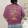 Awesome Teachers T Shirt Teaching Future Leaders Globe For Men Women Women's Comfort Colors T-Shirt Back Print Berry Awesome Teachers T Shirt Teaching Future Leaders Globe For Men Women Women's Comfort Colors T-Shirt Back Print Berry