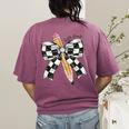 Back To School Hello Fifth Grade Teacher Coquette Pencil Bow Women's Comfort Colors T-Shirt Back Print Berry Back To School Hello Fifth Grade Teacher Coquette Pencil Bow Women's Comfort Colors T-Shirt Back Print Berry