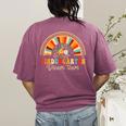 Back To School Kindergarten Dream Team Teacher Love Floral Women's Comfort Colors T-Shirt Back Print Berry Back To School Kindergarten Dream Team Teacher Love Floral Women's Comfort Colors T-Shirt Back Print Berry