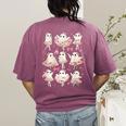 Ballet Ghost Ballet Dancer Spooky Dance Halloween Teacher Women's Comfort Colors T-Shirt Back Print Berry Ballet Ghost Ballet Dancer Spooky Dance Halloween Teacher Women's Comfort Colors T-Shirt Back Print Berry