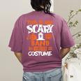 Band Teacher Halloween Shirt Costume School Marching Band For Men Women Women's Comfort Colors T-Shirt Back Print Berry Band Teacher Halloween Shirt Costume School Marching Band For Men Women Women's Comfort Colors T-Shirt Back Print Berry
