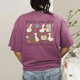 Behavior Analyst Silly Goose RBT ABA Therapy Sped Teacher Women's Comfort Colors T-Shirt Back Print Berry