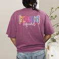 Behavior Squad Therapy Therapists Teachers Behavior Team Women's Comfort Colors T-Shirt Back Print Berry Behavior Squad Therapy Therapists Teachers Behavior Team Women's Comfort Colors T-Shirt Back Print Berry