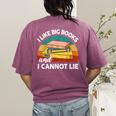 I Like Big Book Cant Lie Nerd School Librarian Teacher For Men Women Kids Women's Comfort Colors T-Shirt Back Print Berry I Like Big Book Cant Lie Nerd School Librarian Teacher For Men Women Kids Women's Comfort Colors T-Shirt Back Print Berry