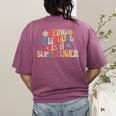 Being Bilingual Is A Superpower Back To School ESL Teacher Women's Comfort Colors T-Shirt Back Print Berry Being Bilingual Is A Superpower Back To School ESL Teacher Women's Comfort Colors T-Shirt Back Print Berry