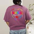 Bilingues Dream Team Dual Language Bilingual Crew Teacher Women's Comfort Colors T-Shirt Back Print Berry Bilingues Dream Team Dual Language Bilingual Crew Teacher Women's Comfort Colors T-Shirt Back Print Berry