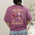 Biology Teacher Women's Comfort Colors T-Shirt Back Print Berry Biology Teacher Women's Comfort Colors T-Shirt Back Print Berry