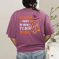 My Broom Broke So Now I Teach Music Teacher Halloween Women's Comfort Colors T-Shirt Back Print Berry My Broom Broke So Now I Teach Music Teacher Halloween Women's Comfort Colors T-Shirt Back Print Berry