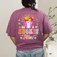 Be A Bucket Filler Teacher Teaching Groovy Back To School For Men Women Women's Comfort Colors T-Shirt Back Print Berry Be A Bucket Filler Teacher Teaching Groovy Back To School For Men Women Women's Comfort Colors T-Shirt Back Print Berry