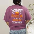 You Cannot Scare Me I'm An Toddler Teacher Halloween Men Women Kids Women's Comfort Colors T-Shirt Back Print Berry You Cannot Scare Me I'm An Toddler Teacher Halloween Men Women Kids Women's Comfort Colors T-Shirt Back Print Berry