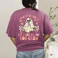 You Can't Scare Me Im A 2nd-Grade Boo Crew Teacher Halloween Women's Comfort Colors T-Shirt Back Print Berry