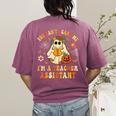 You Can't Scare Me I'm A School Teachers Assistant Halloween Women's Comfort Colors T-Shirt Back Print Berry You Can't Scare Me I'm A School Teachers Assistant Halloween Women's Comfort Colors T-Shirt Back Print Berry