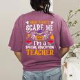 You Can't Scare Me I'm A Special Education Teacher Halloween Women's Comfort Colors T-Shirt Back Print Berry You Can't Scare Me I'm A Special Education Teacher Halloween Women's Comfort Colors T-Shirt Back Print Berry
