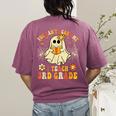 You Can't Scare Me I Teach 3rd Grade Halloween Teacher Ghost Women's Comfort Colors T-Shirt Back Print Berry You Can't Scare Me I Teach 3rd Grade Halloween Teacher Ghost Women's Comfort Colors T-Shirt Back Print Berry