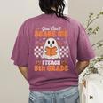 You Can't Scare Me I Teach 5th Grade Retro Teacher Halloween Women's Comfort Colors T-Shirt Back Print Berry You Can't Scare Me I Teach 5th Grade Retro Teacher Halloween Women's Comfort Colors T-Shirt Back Print Berry