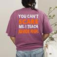 You Can't Scare Me I Teach Junior High Teacher Shirt For Men Women Women's Comfort Colors T-Shirt Back Print Berry You Can't Scare Me I Teach Junior High Teacher Shirt For Men Women Women's Comfort Colors T-Shirt Back Print Berry